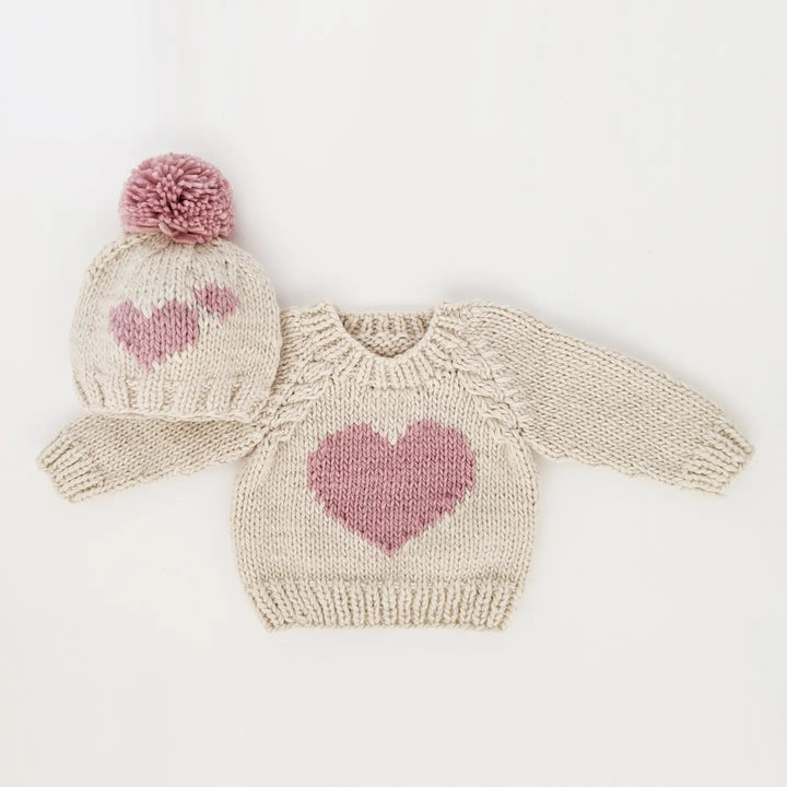 Sweetheart Crew Neck Sweater