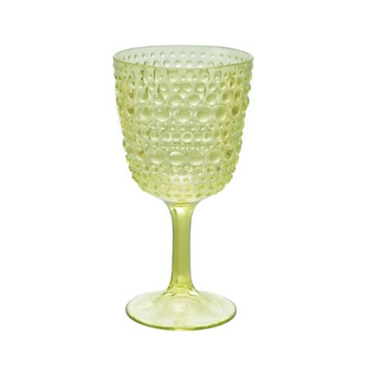 Acrylic Dots Wine Glass