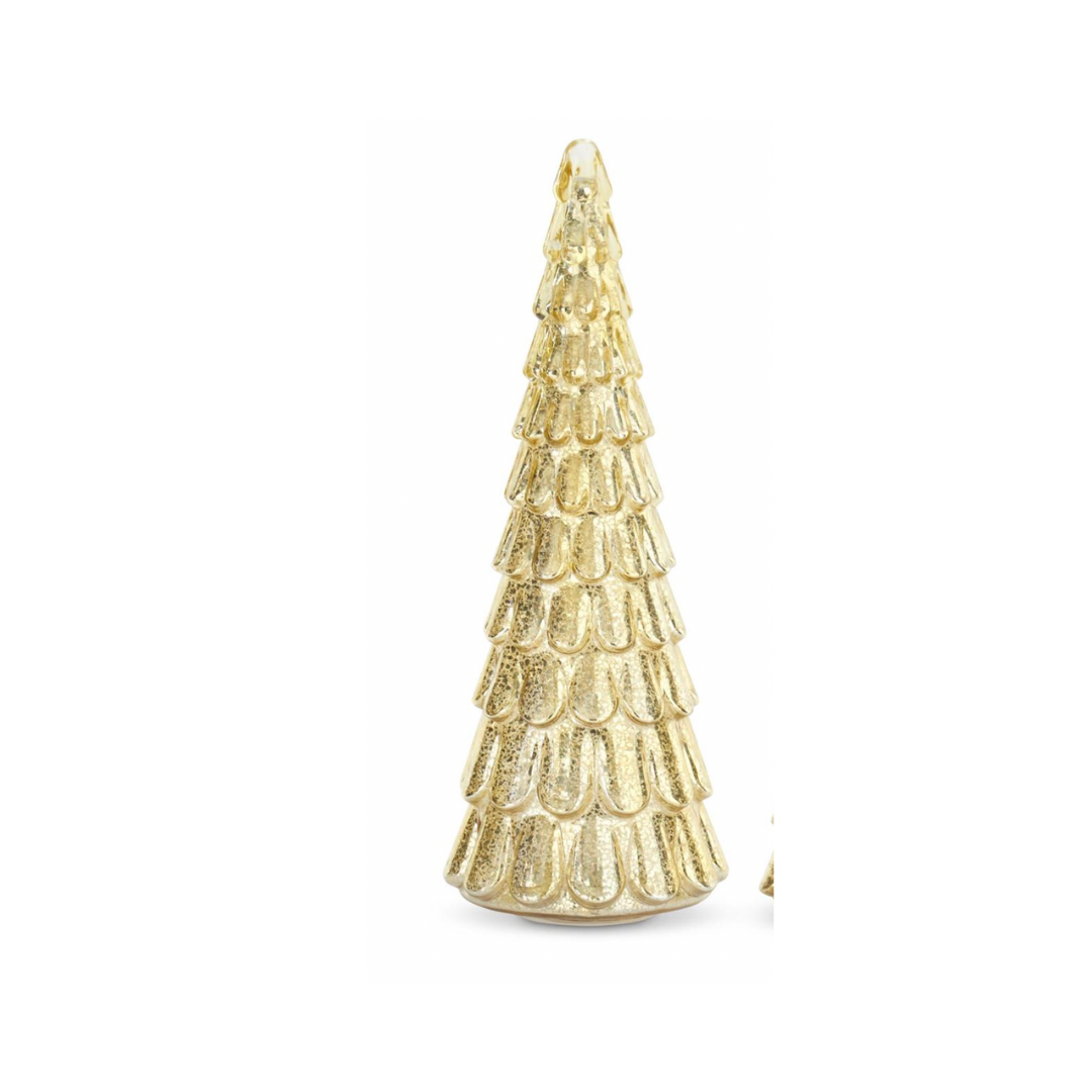 Gold LED Mercury Glass Tree