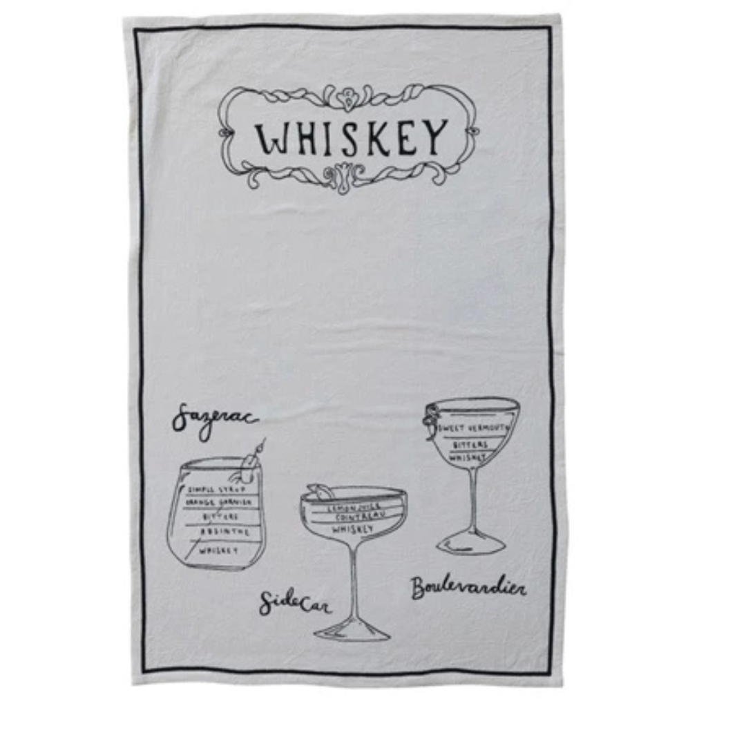 Cocktail Recipe Towel