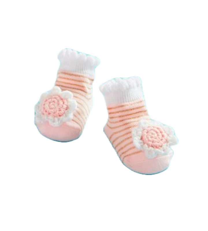 Crochet Rattle Tow Socks