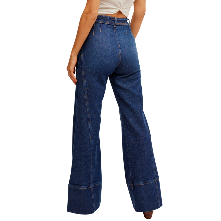 Ryla A-Line Jean in Dreamscape Blue