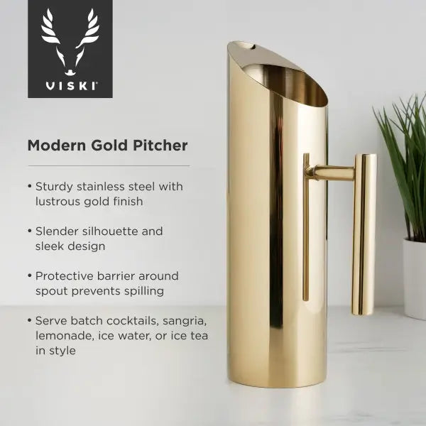 Modern Gold Pitcher