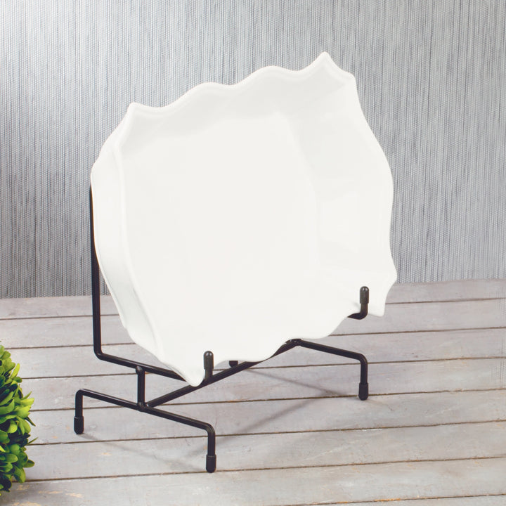 Large Black Platter Stand