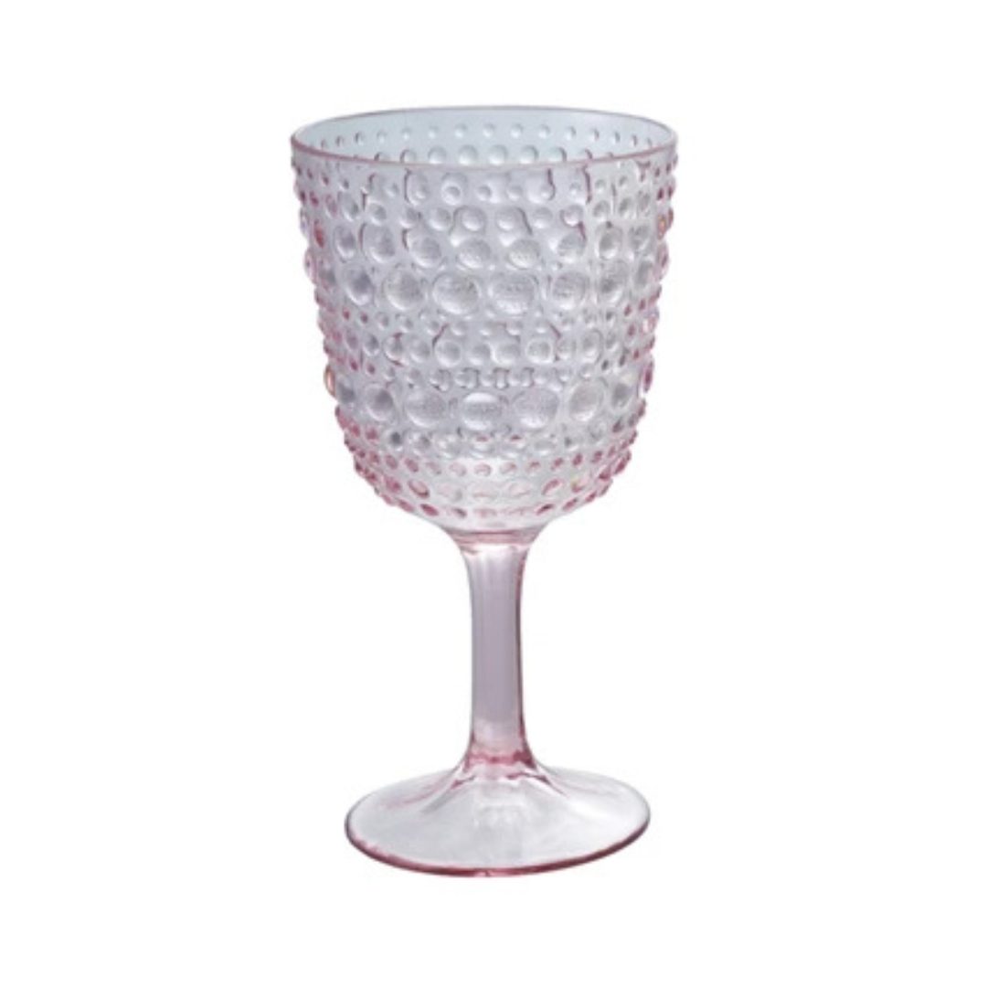 Acrylic Dots Wine Glass