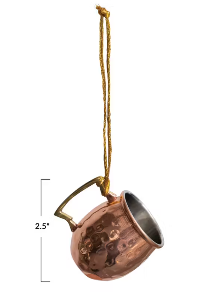 Copper Mule Mug Ornament