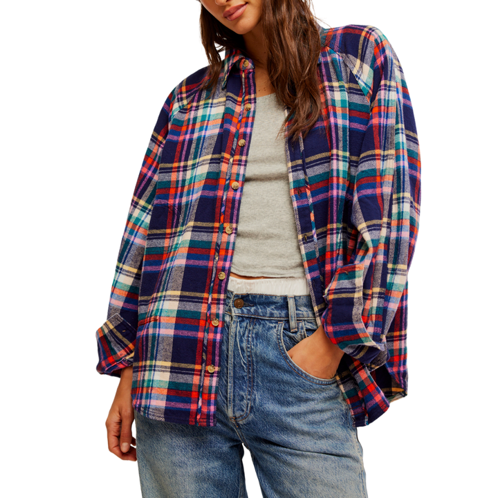 Girl Meets Boy Plaid Shirt