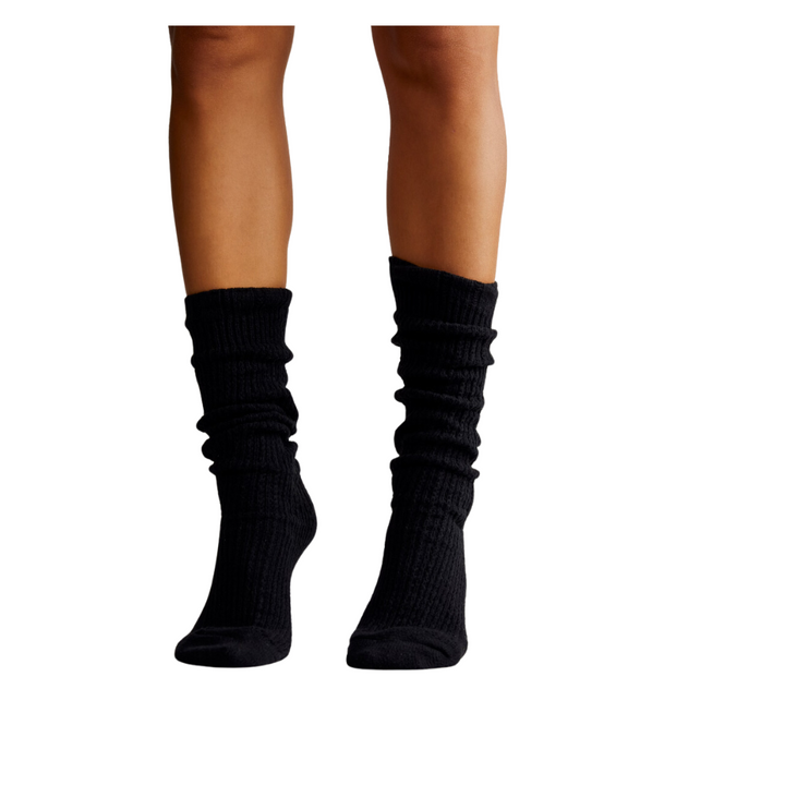 Staple Slouch Socks in Black