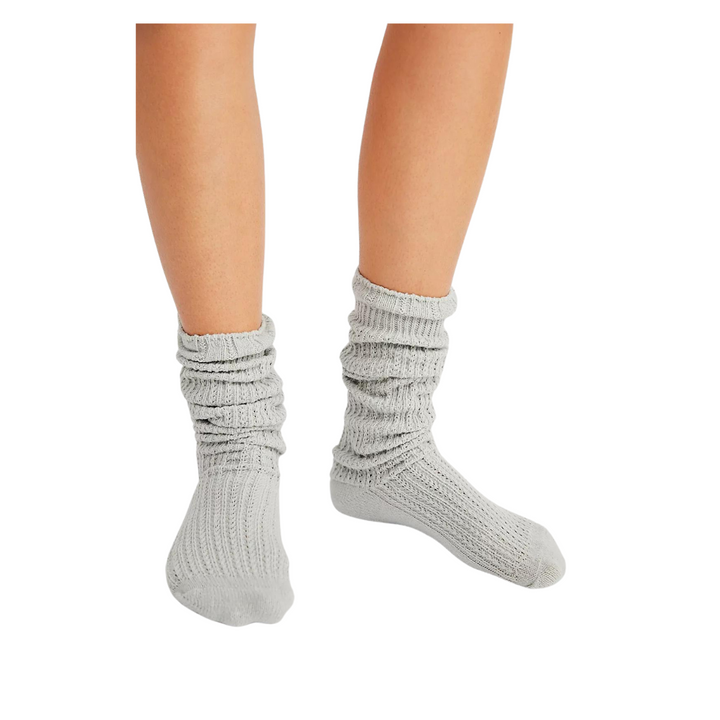 Staple Slouch Socks in Grey