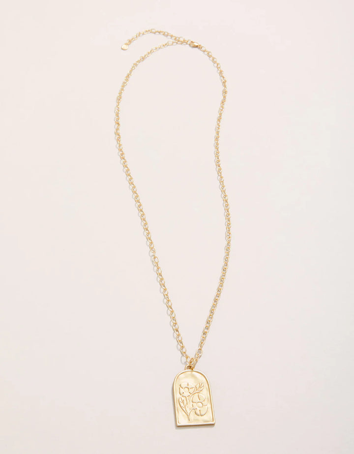 Gold Isle Of Palm Necklace