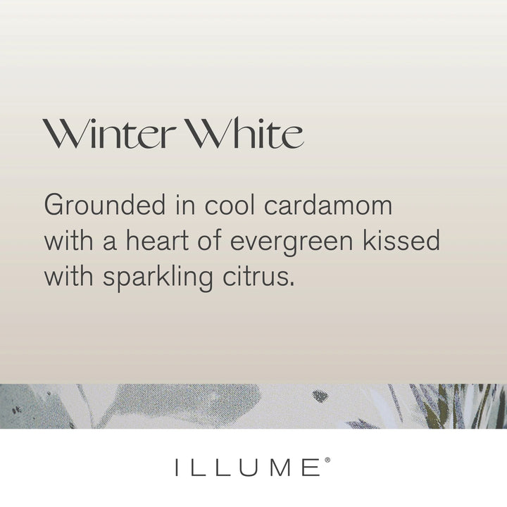 Winter White Mercury Ornament Candle