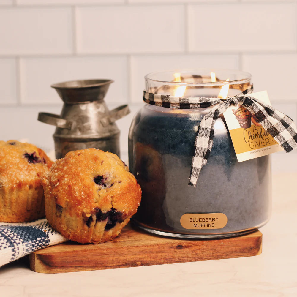 34oz Candle - Blueberry Muffins