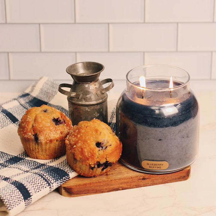 34oz Candle - Blueberry Muffins