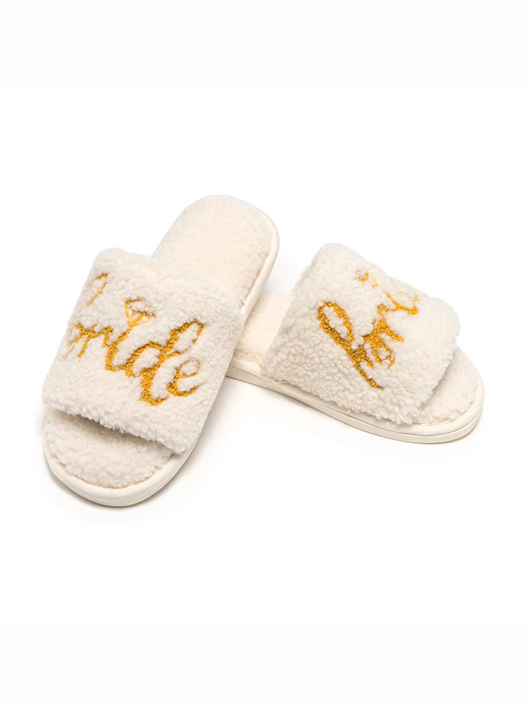 Bride Slide Slippers