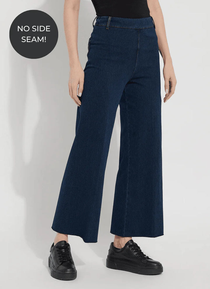 Erin Hi Waist Wide Leg Denim in Indigo