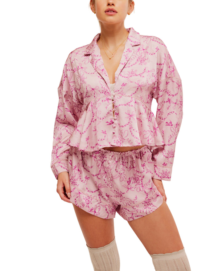 Blushing Beauty Sleep PJ Set