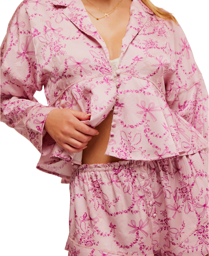 Blushing Beauty Sleep PJ Set