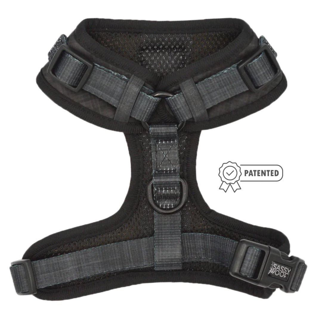 Black Adjustable Harness - Madison's Niche 