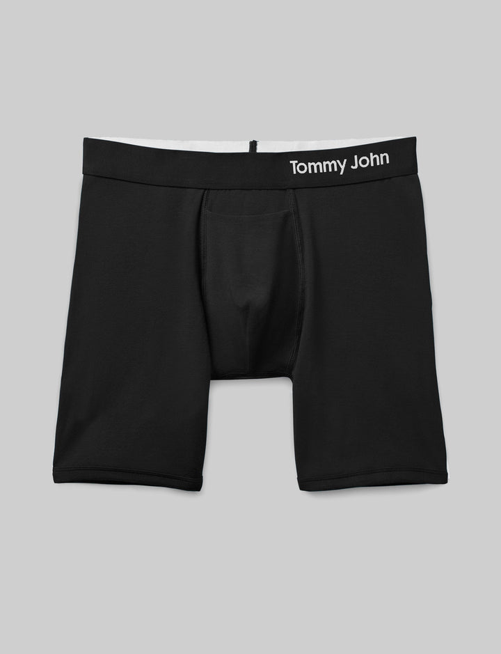 Cool Cotton 6" Boxer Brief in Black