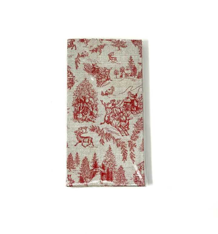 Christmas Toile Paper Napkins