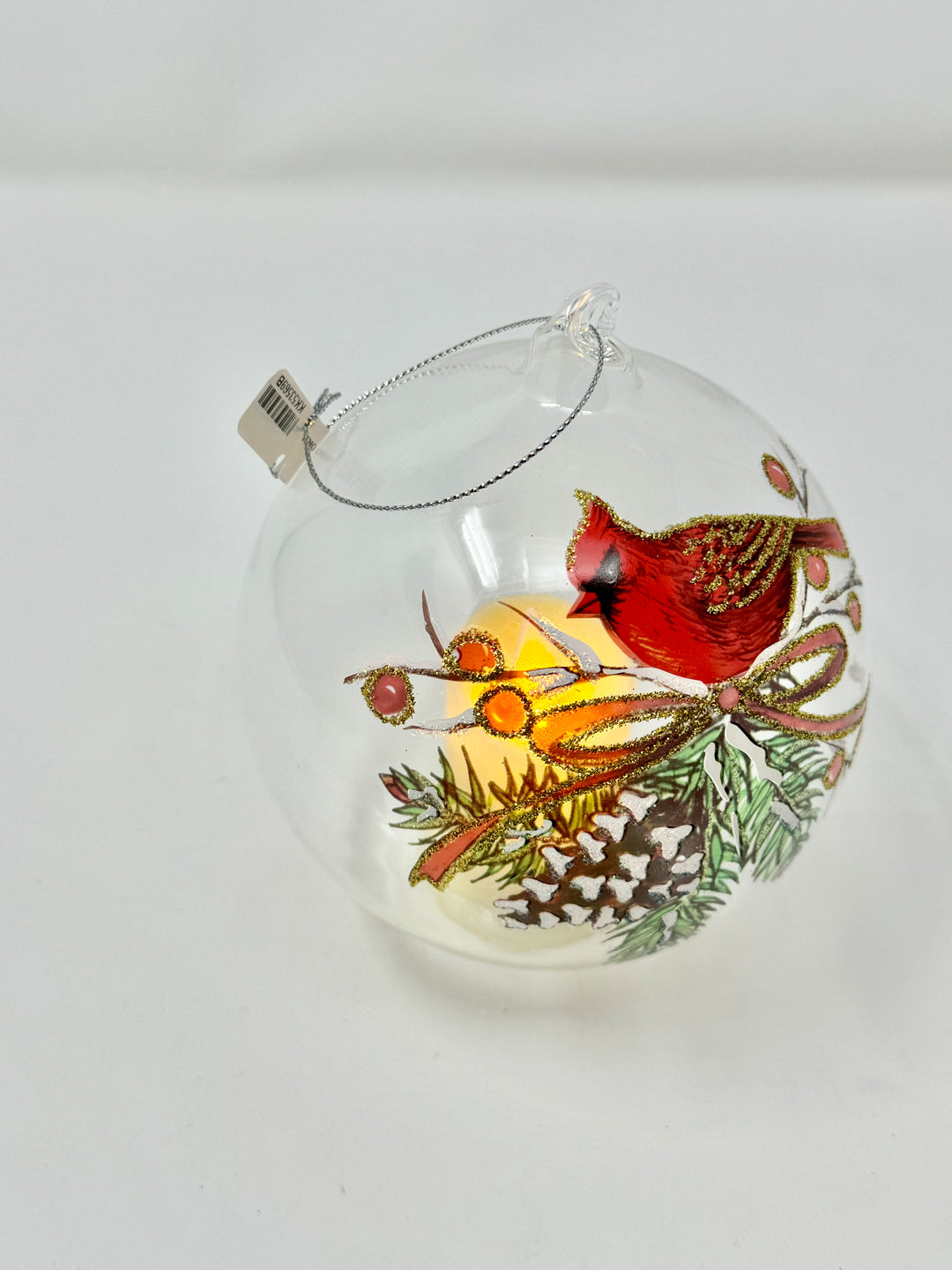 Cardinal & Pinecone Ornament