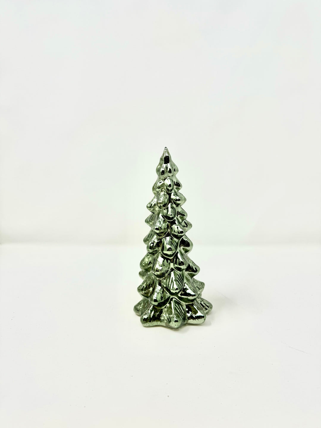 Green Glass LED Tree