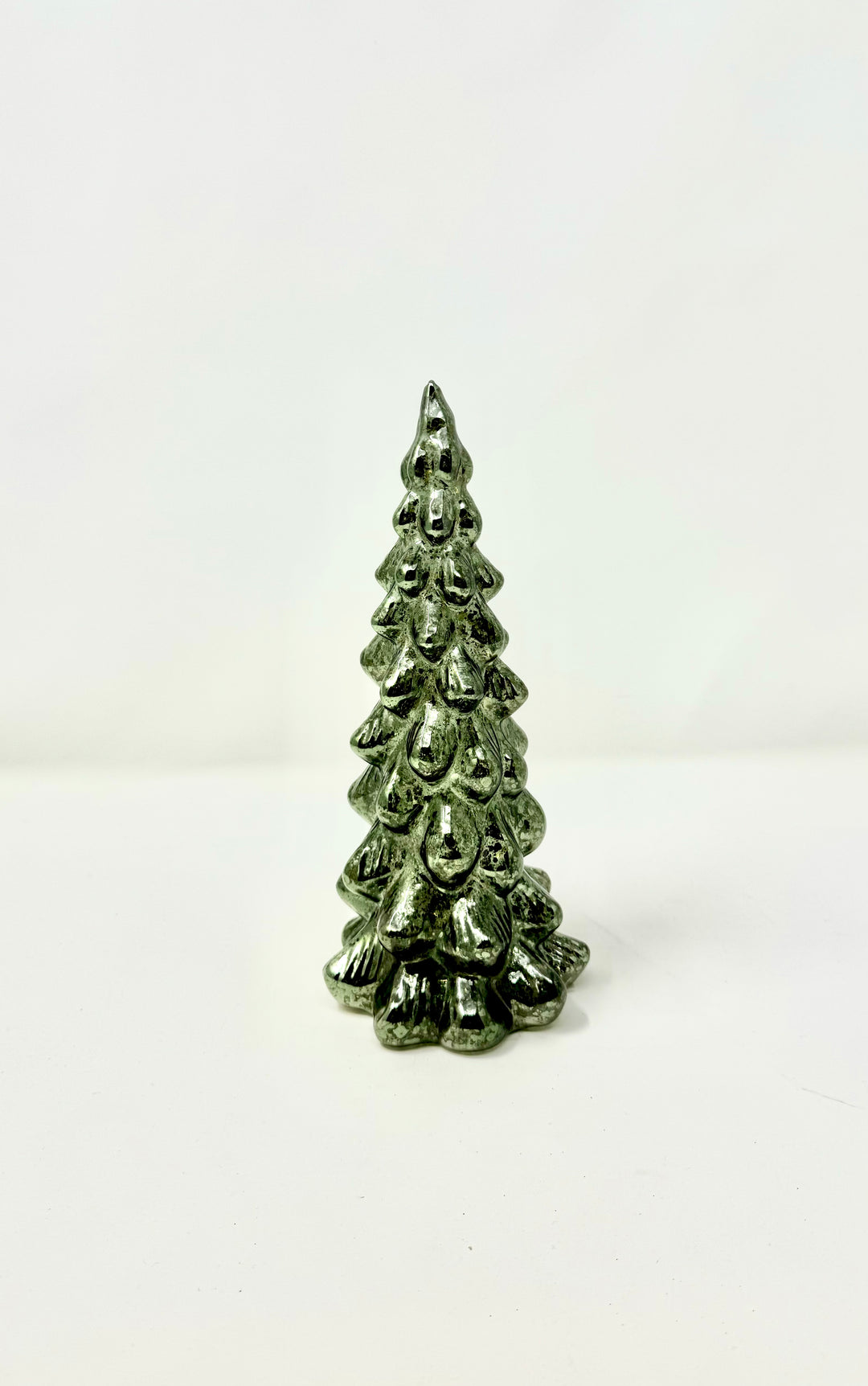 Green Glass LED Tree