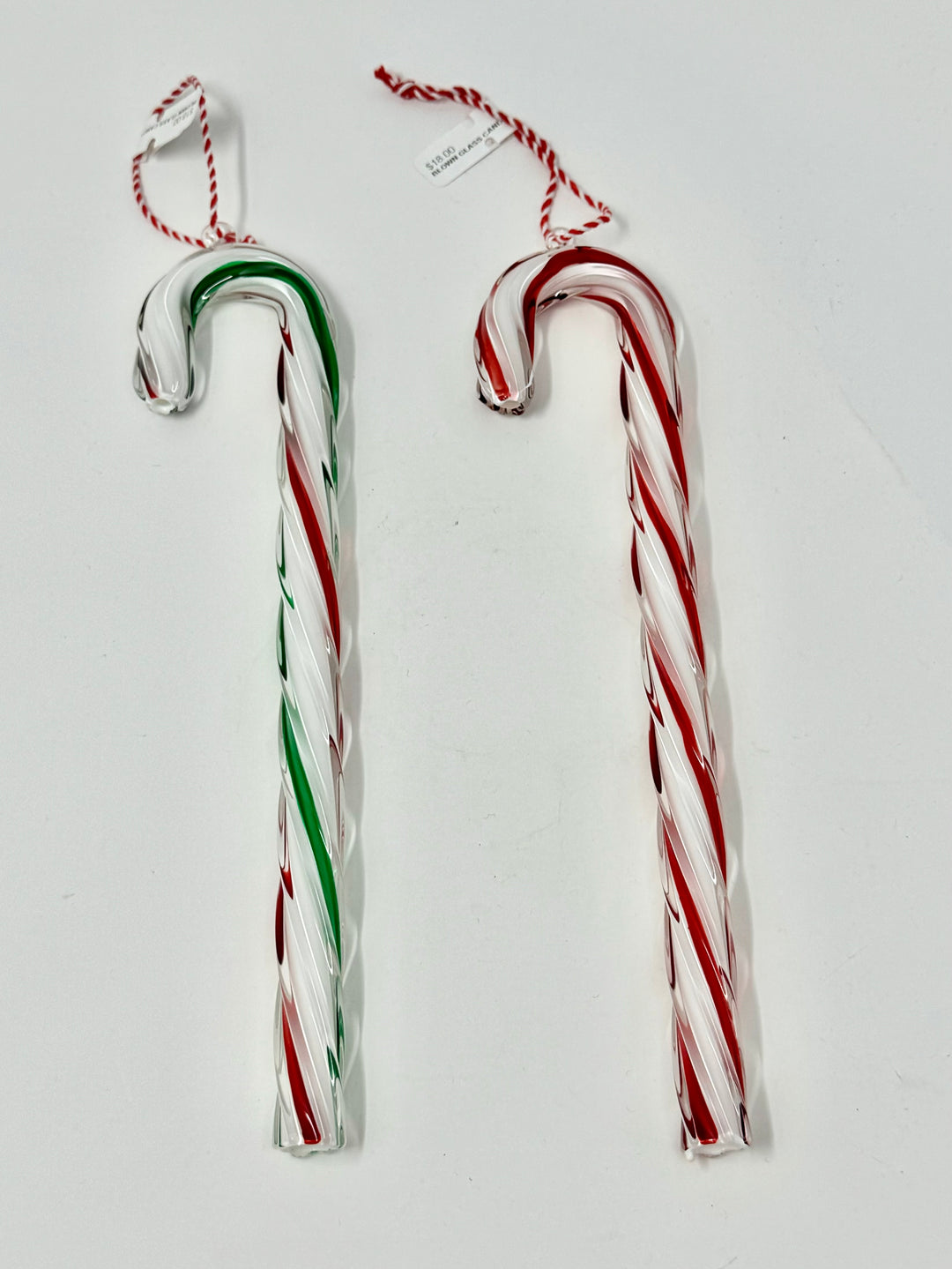 Blown Glass Candy Cane