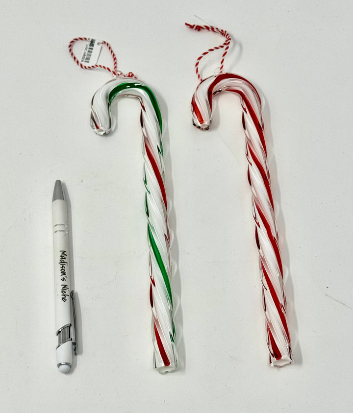 Blown Glass Candy Cane