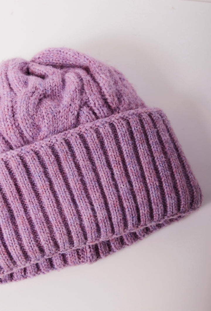 Coast Line Beanie in Orchid Crush