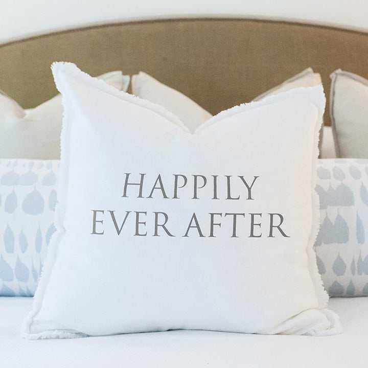 "Happily" Euro Pillow