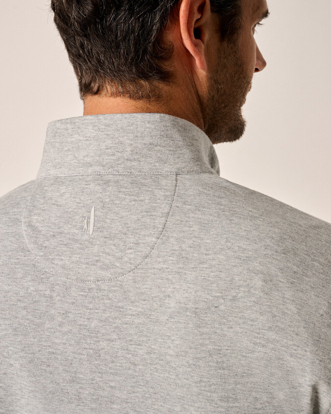 Sully 1/4 Zip Pullover in Light Gray