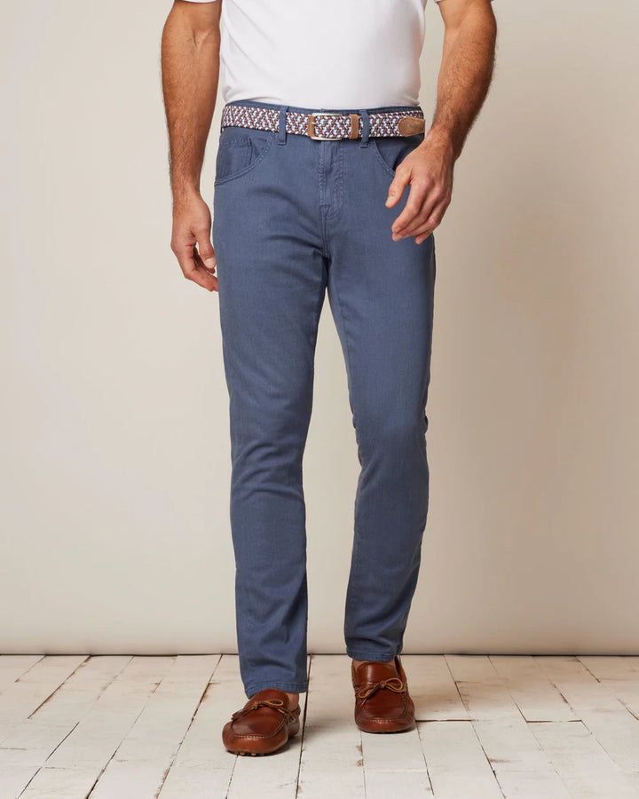 Hugo 5 Pocket Pant in Marine