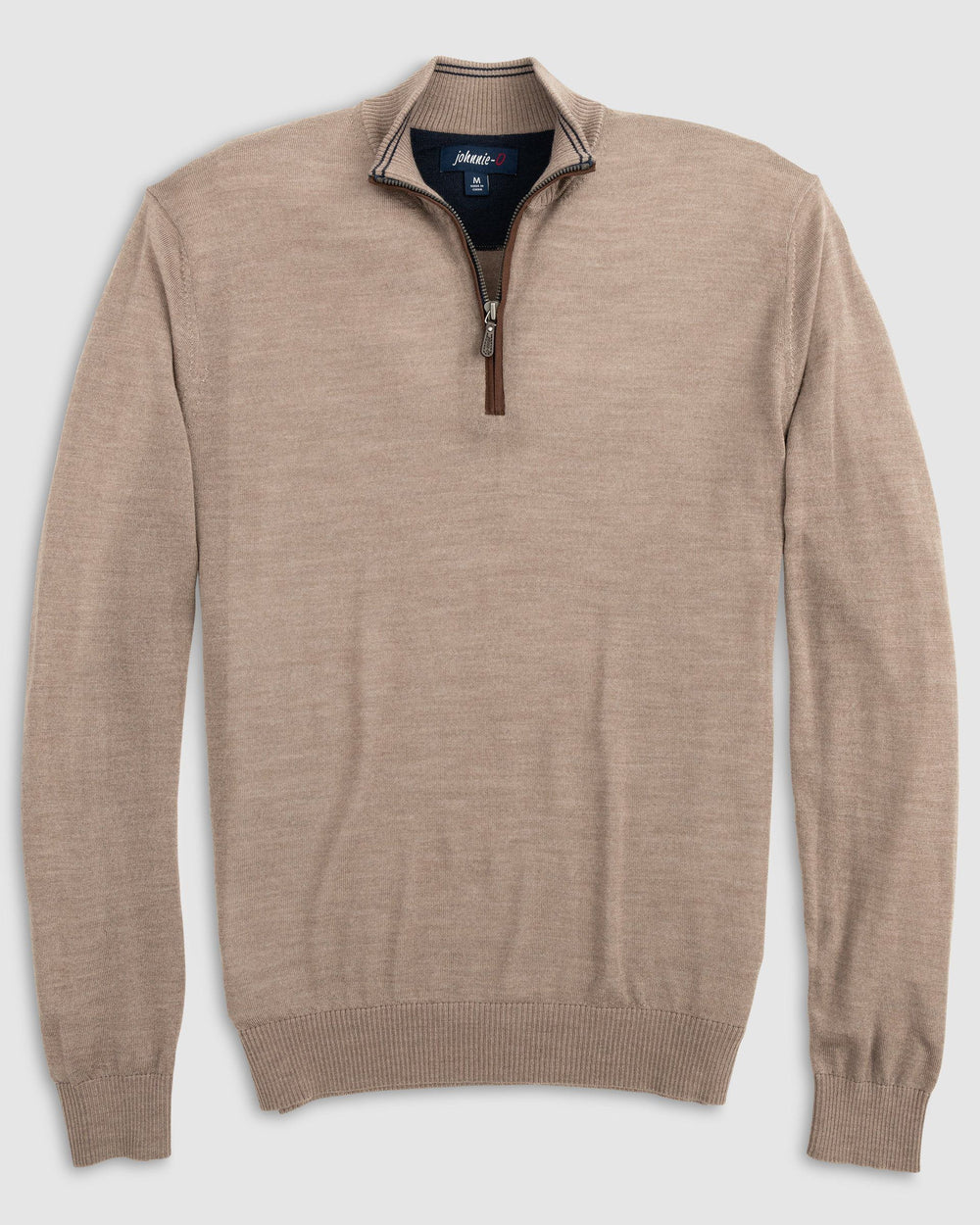 Baron 1/4 Zip Pullover Sweater in Oatmeal