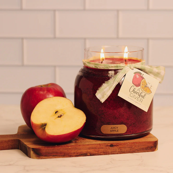 34oz Candle - Juicy Apple