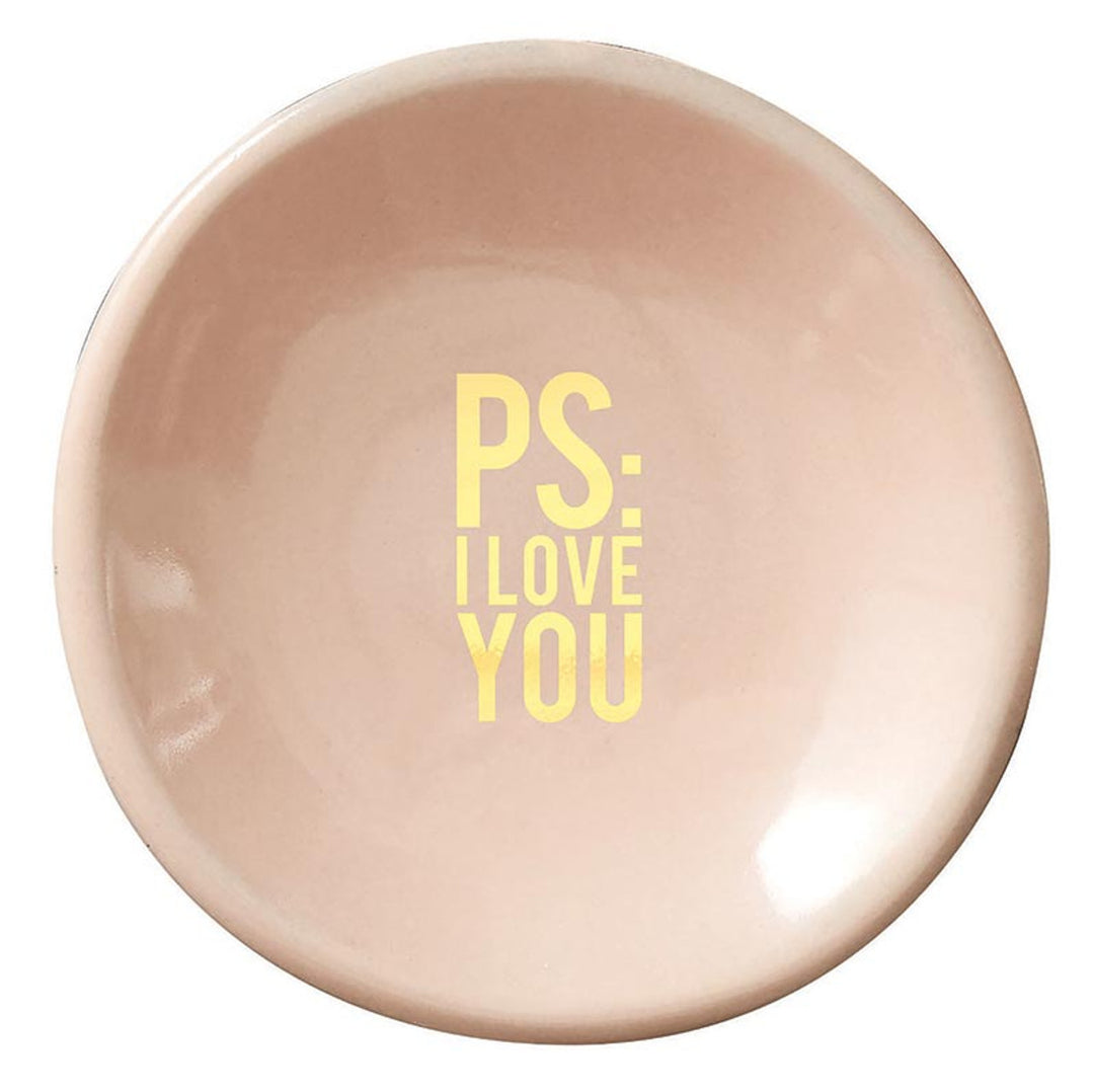 "PS: I Love You" Earrings & Tray Set