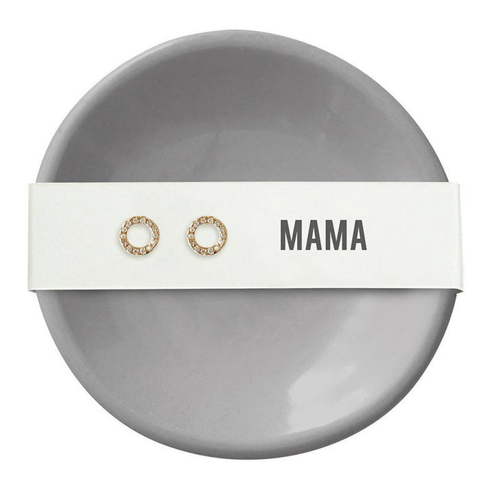 Earrings & Tray - Mama