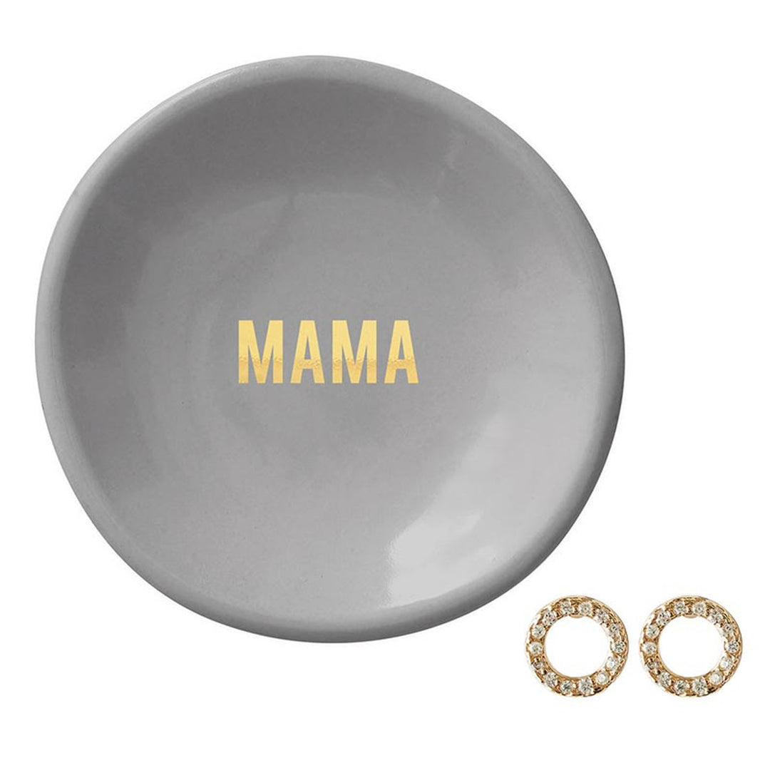 Earrings & Tray - Mama