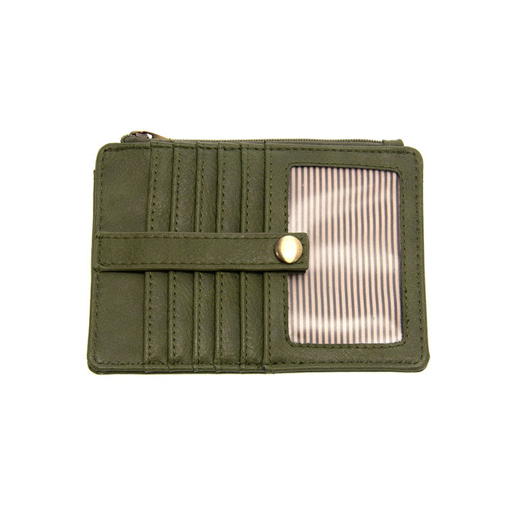 Penny Mini Travel Wallet in Dark Basil