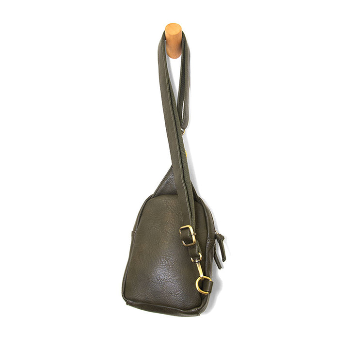 Skyler Sling Bag in Dark Moss