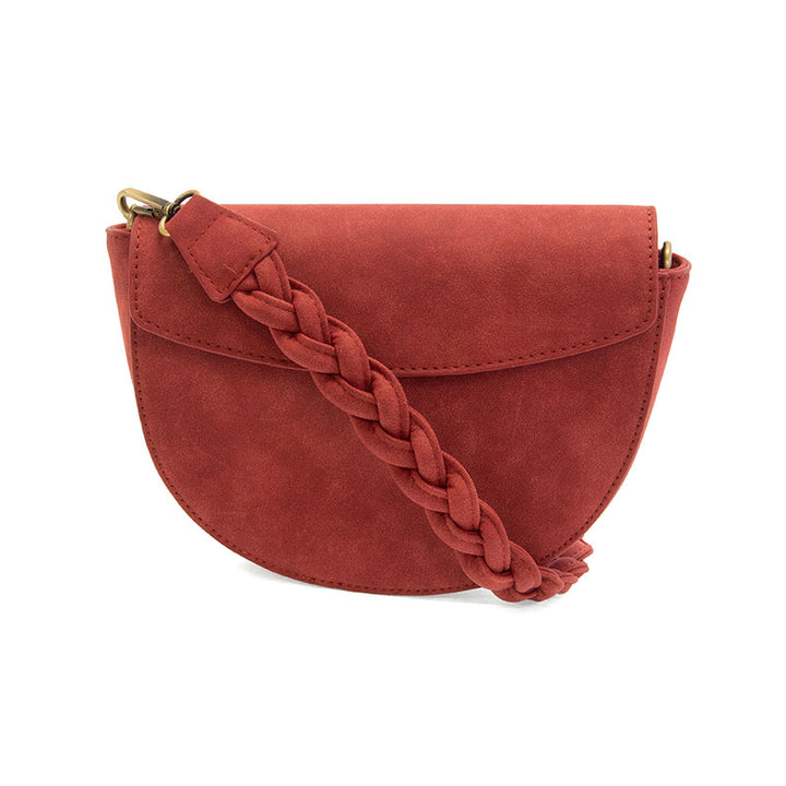 Luna Crescent Crossbody in Rust