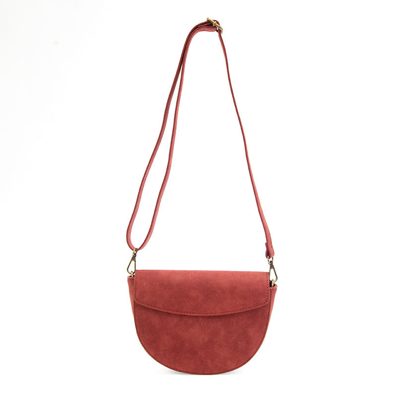 Luna Crescent Crossbody in Rust