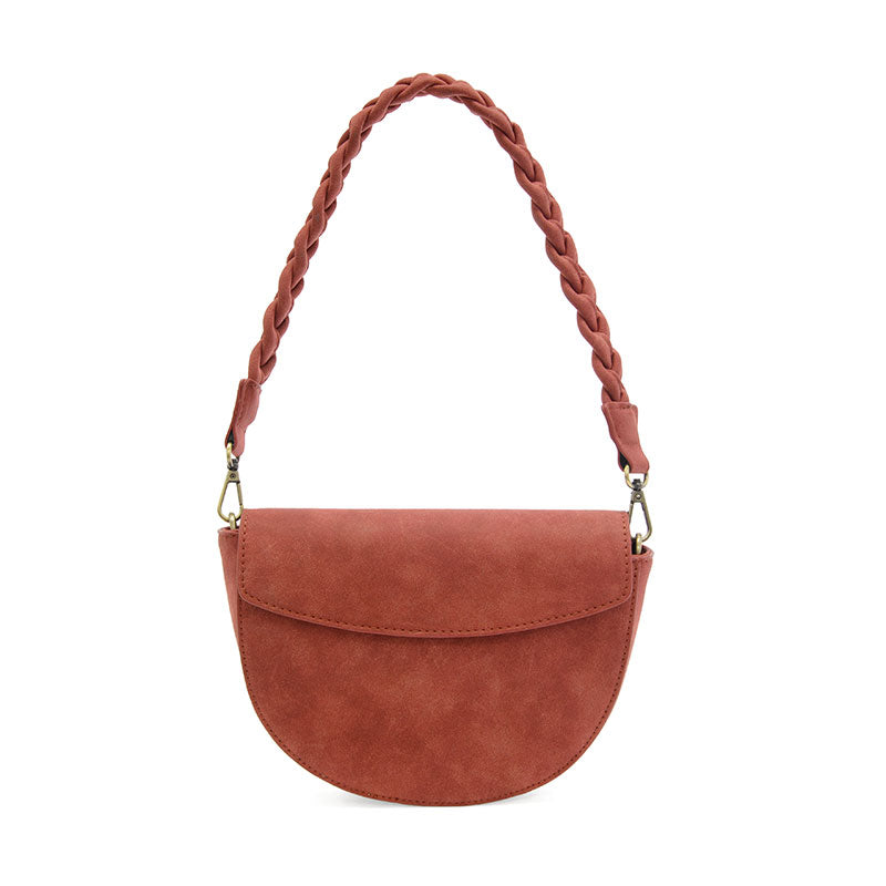 Luna Crescent Crossbody in Rust