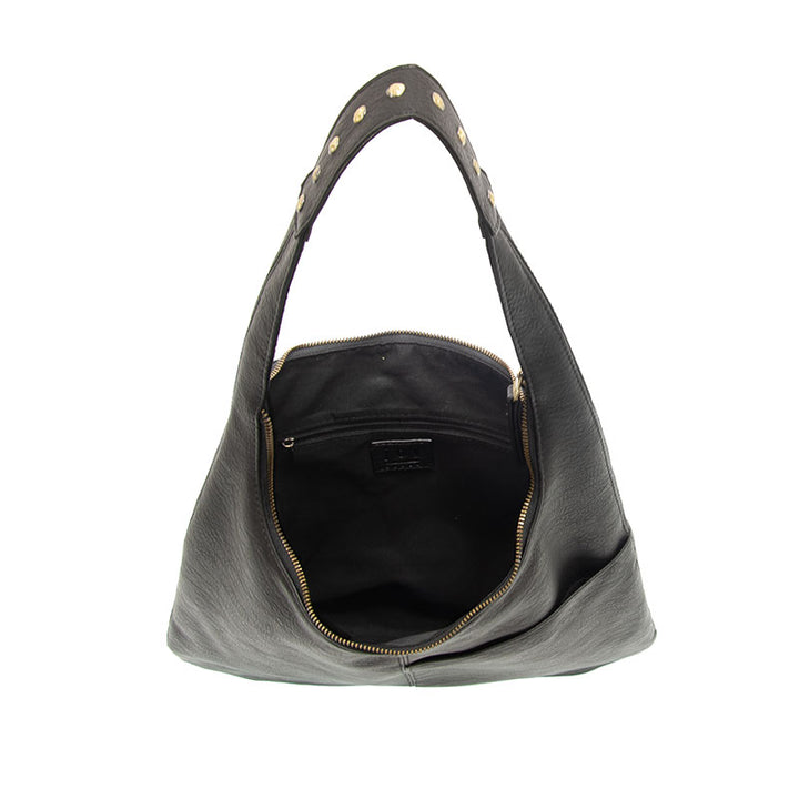 Harley Studded Hobo in Black