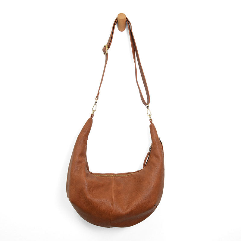 Rhea Slouchy Bag in Saddle