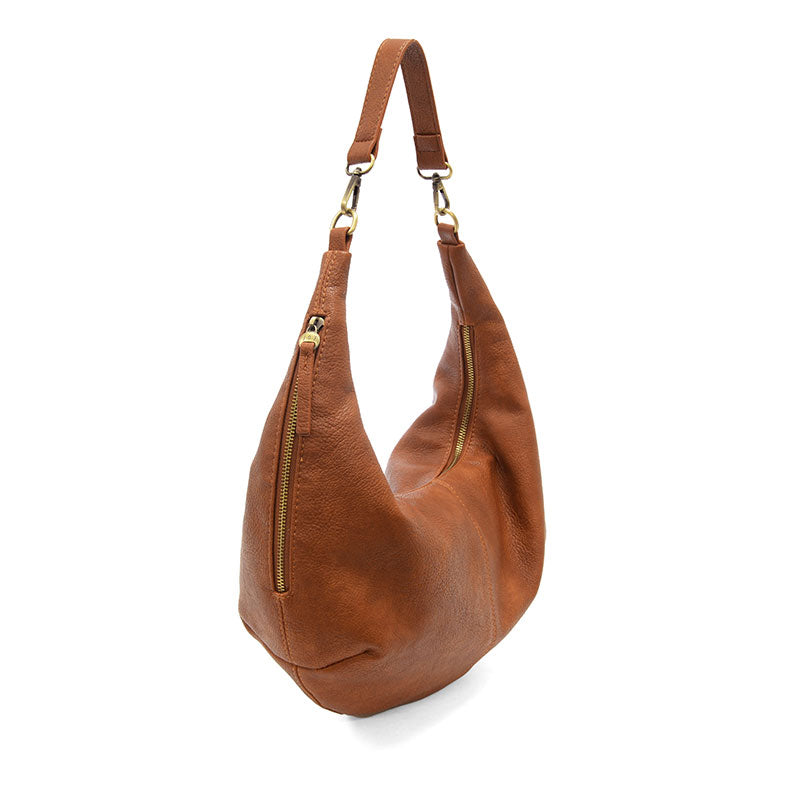 Rhea Slouchy Bag in Saddle