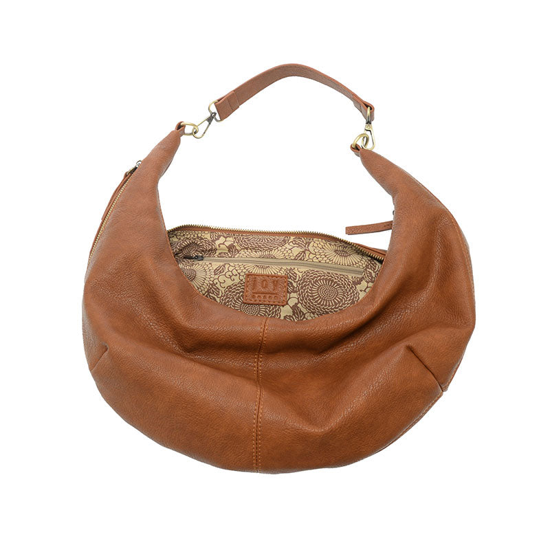 Rhea Slouchy Bag in Saddle