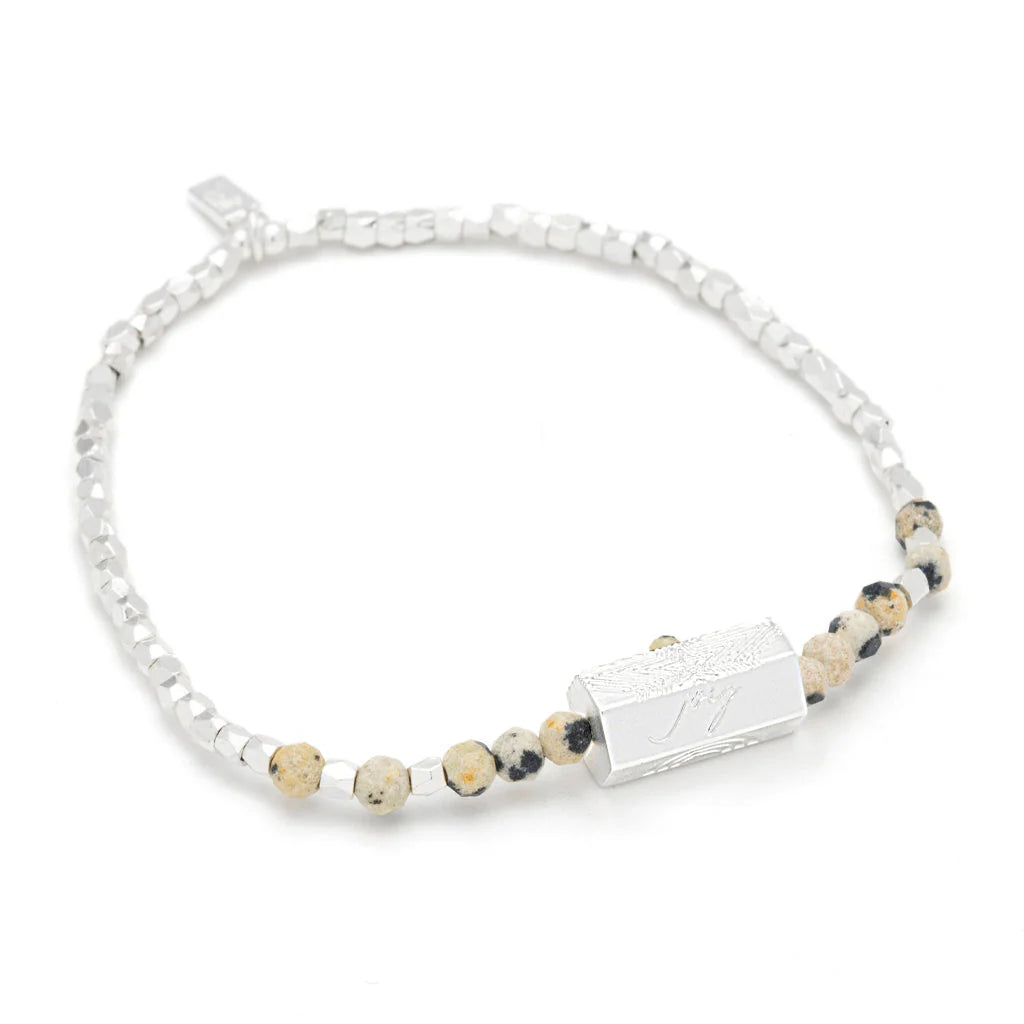 Joy Stella Bracelet in Dalmatian Silver