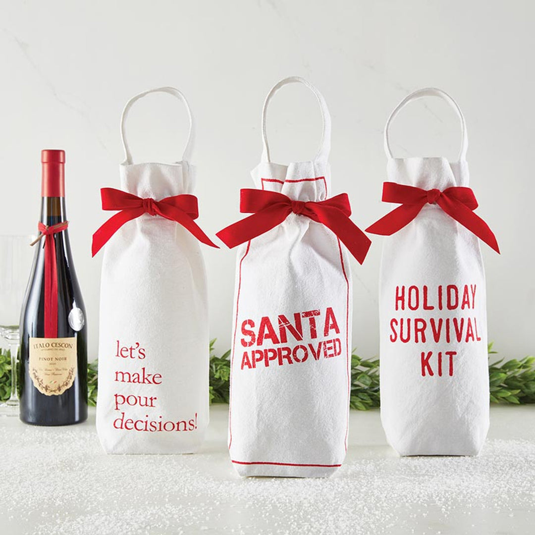 "Pour Decisions" Wine Bag