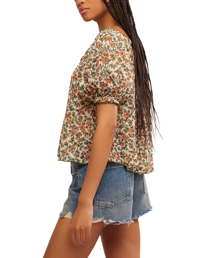 Astra Peasant Top in Daisy